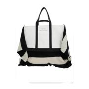 Undercover Randig canvas toteväska Black, Dam