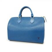 Louis Vuitton Vintage Pre-owned Tyg louis-vuitton-vskor Blue, Dam