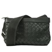 Bottega Veneta Vintage Pre-owned Laeder axelremsvskor Black, Dam