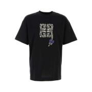 Givenchy Svart kortärmad T-shirt Black, Herr