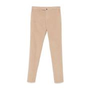 Incotex Corduroy Logo Byxor Brown, Herr