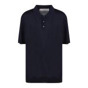 Golden Goose Klassisk ull polo skjorta Blue, Herr