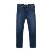 Jacob Cohën Slim Cut Indigo Blue Denim Jeans Blue, Herr