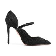 Aquazzura Svarta platta skor Black, Dam