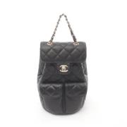 Chanel Vintage Pre-owned Tyg chanel-vskor Black, Dam