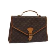 Louis Vuitton Vintage Pre-owned Canvas handvskor Brown, Dam