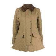 By Malene Birger Beige Wivi Jacka med Vadderat Design Beige, Dam