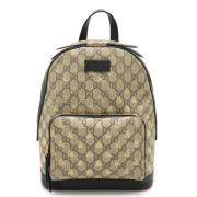 Gucci Vintage Pre-owned Laeder ryggsckar Beige, Dam