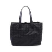 Chanel Vintage Pre-owned Canvas totevskor Black, Dam