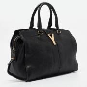 Yves Saint Laurent Vintage Pre-owned Laeder totevskor Black, Dam