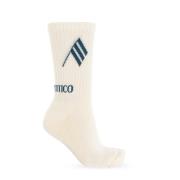 The Attico Strumpor med logotyp Beige, Herr