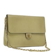 Chanel Vintage Pre-owned Laeder chanel-vskor Beige, Dam