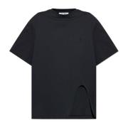 The Attico T-shirt med logotyp Black, Dam