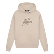 Malelions Beige Hoodie Mm1-Aw24-05 Beige, Herr