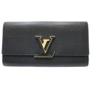 Louis Vuitton Vintage Pre-owned Laeder plnbcker Black, Dam