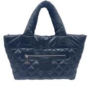 Chanel Vintage Pre-owned Canvas chanel-vskor Black, Dam