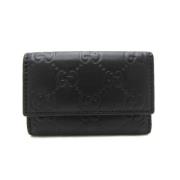 Gucci Vintage Pre-owned Laeder plnbcker Black, Unisex