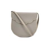 Yves Saint Laurent Vintage Pre-owned Laeder axelremsvskor Beige, Dam