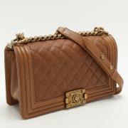 Chanel Vintage Pre-owned Laeder chanel-vskor Brown, Dam