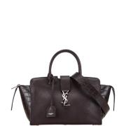 Yves Saint Laurent Vintage Pre-owned Laeder handvskor Brown, Dam