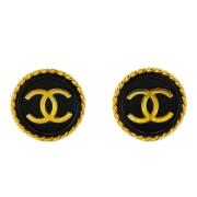 Chanel Vintage Pre-owned Metall chanel-smycken Yellow, Dam