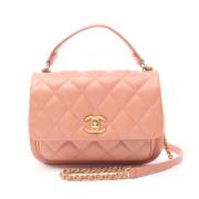 Chanel Vintage Pre-owned Laeder chanel-vskor Pink, Dam