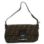 Fendi Vintage Pre-owned Canvas fendi-vskor Brown, Dam