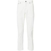 Dondup Vita Cordbyxor Klassisk Stil White, Herr