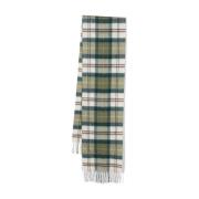 Barbour Grön Tartan Ull-Kashmir Halsduk Green, Herr