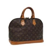 Louis Vuitton Vintage Pre-owned Canvas handvskor Brown, Dam