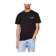 Tommy Hilfiger Vintage Logo T-shirt Black, Herr