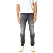 Replay Klassiska Straight Fit Jeans Gray, Herr