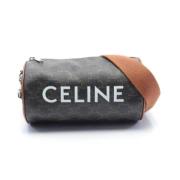 Celine Vintage Pre-owned Canvas crossbodyvskor Brown, Dam