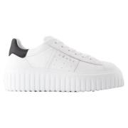 Hogan Laeder sneakers White, Dam