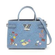 Louis Vuitton Vintage Pre-owned Laeder handvskor Blue, Dam