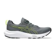 Asics Bekväm Mesh Sneaker med Syntetiska Overlays Gray, Herr