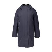 Krakatau Parka's Mörkgrå Jacka Blue, Dam