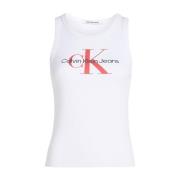 Calvin Klein Arkiv T-shirt med amerikansk arv White, Dam