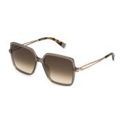 Furla Brun Acetat Dam Solglasögon med Degraded Linser Brown, Dam