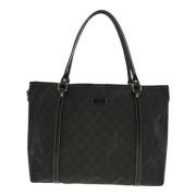 Gucci Vintage Pre-owned Canvas gucci-vskor Black, Dam