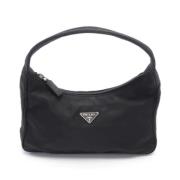 Prada Vintage Pre-owned Nylon chanel-vskor Black, Dam