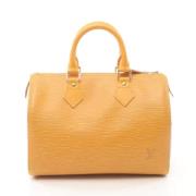 Louis Vuitton Vintage Pre-owned Laeder handvskor Yellow, Dam