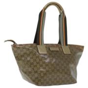 Gucci Vintage Pre-owned Canvas handvskor Gray, Dam