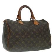 Louis Vuitton Vintage Pre-owned Canvas louis-vuitton-vskor Brown, Dam