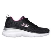 Skechers Modepassform Sneakers Black, Dam