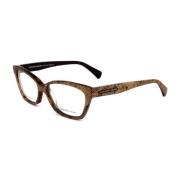 Alexander McQueen Guld Acetatramar med urtavla Yellow, Dam