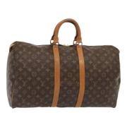 Louis Vuitton Vintage Pre-owned Canvas resvskor Brown, Dam