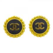 Chanel Vintage Pre-owned Metall chanel-smycken Yellow, Dam