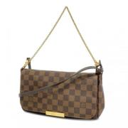 Louis Vuitton Vintage Pre-owned Tyg louis-vuitton-vskor Brown, Dam