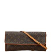 Louis Vuitton Vintage Pre-owned Canvas louis-vuitton-vskor Brown, Dam